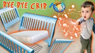 SHAWN BREAKS HIS CRIB with MAGIC!!!  Crazy Wibbit Powers w/ FGTEEV Surprise!  FV Family New Bed Vlog