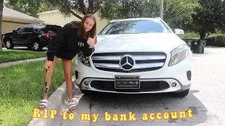 I BOUGHT A MERCEDES BENZ AT 18!!! (vlog + tour)