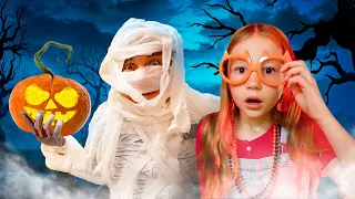 Nastya and Not So Spooky Halloween for kids