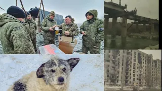 Гуманитарка из Казани в СВО недалеко от Авдеевки, покормили собак, посетили Лисичанск, Северодонецк