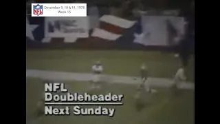 1978-12-9, 10 & 11 NFL Broadcast Highlights Week 15 Early