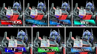 Transformers The Game (2007) DS vs PSP vs PS2 vs Wii vs PS3 vs XBOX 360 vs PC