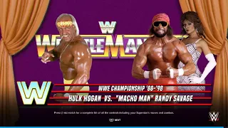 WWE 2K24 Wrestlemania 5 Hogan vs Savage