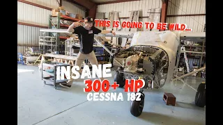 THE ENGINE IS IN! THE ULTIMATE BUSH PLANE!! | Cessna 182