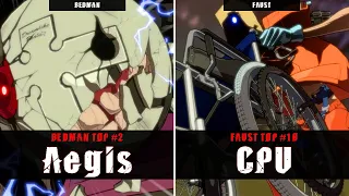 GGST | Aegis (Bedman) VS CPU (Faust) | Guilty Gear Strive High level gameplay