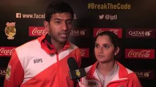 IPTL 2015: Rohan Bopanna & Sania Mirza chat about their teammates