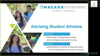 NACADA REC071 Advising Student Athletes