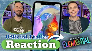 Elemental | OFFICIAL TRAILER REACTION | Get to Know Ember and Wade!
