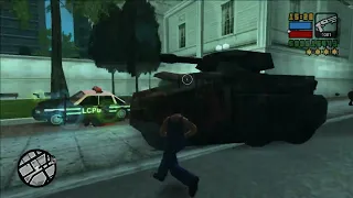 GTA Liberty City Stories Tank Rampage + Six Star Wanted Level Escape