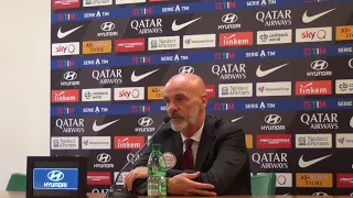 Stefano Pioli dopo Roma-Milan 2-1 in conferenza stampa