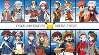 Evolution of ALL Pokemon Trainer Battle Themes (1996-2021) w/ BDSP