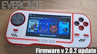 Evercade suplement - Firmware update v2.0.2