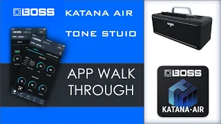 Boss Katana Air Tone Studio App Walkthrough Tutorial