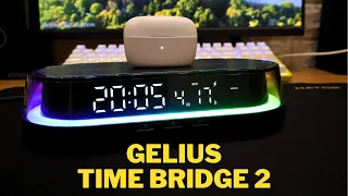 Огляд Gelius Time Bridge 2 - Настільний годинник з бездротовою зарядкою 🔥🔥🔥 + Gelius MaxBuds 🔥🔥🔥