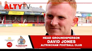 David Jones - New Altrincham FC Head Groundsperson - May 2024