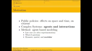 PolicySpace: agent-based modeling