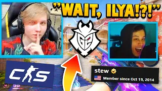 "I'M THE SMOKE CRIMINAL NOW...!" 😂 - m0NESY Takes Over Stewie's Stream In NA!? | Level 10 FACEIT POV