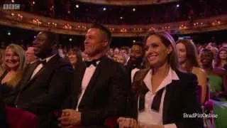 BRAD PITT @2014 BAFTAs film awards FULL HD cut.