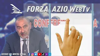 INTER LAZIO CONFERENZA STAMPA DI SARRI