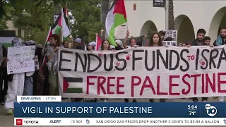 SDSU vigil in support of Palestine