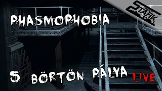 Phasmophobia - 5.Rész (Szellemvadászat A Börtönben) - Stark LIVE