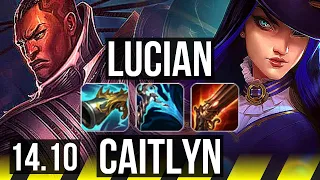 LUCIAN & Blitzcrank vs CAITLYN & Soraka (ADC) | 12/0/4, Legendary | TR Challenger | 14.10