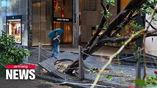 Super Typhoon Saola slammed southern China, Hong Kong over the weekend, strongest in 74 yrs