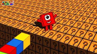 Super Mario Bros. but Dynamicblocks have 1,000,000 Item Blocks | Game Animation