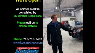 Koehne's GM Certified Automotive Service in Marinette, Wisconsin