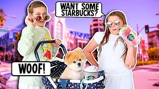 TREATING OUR DOG LIKE A REAL HUMAN FOR 24 HOURS!! 🐶 | JKREW
