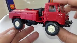 ГАЗ 66 пожарный.  Русская Миниатюра. 1:43.