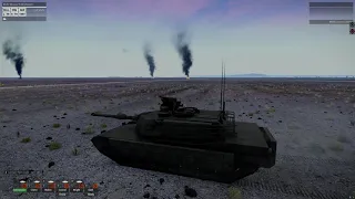 ArmA 3: Massive Desert Tank Battle M1A1 vs T-72