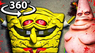 360° VR SpongeBob HORROR! Patrick is CRAZY! SEND HELP!