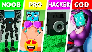 LEGO ALL Characters in Skibidi Toilet: Noob, Pro, HACKER! | Skibidi Toilet (Collection #247)