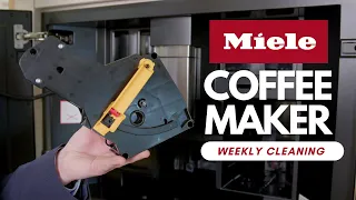 Miele Built-In Coffee System Weekly Cleaning