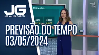 Previsão do Tempo – 03/05/2024