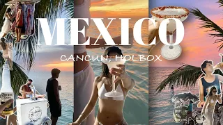 メキシコ旅🇲🇽カリブ海でタコスビールテキーラ天国🌮🩵💙カンクンから超絶おすすめオルボックス島へ🏝️💕