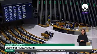 Plenário - Breves comunicados - Discursos parlamentares - 03/11/20 - 12:55