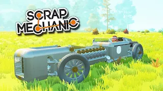 ПОЧТИ БЕЗМОДОВЫЙ КЛАССИЧЕСКИЙ ХОТРОД | ПОДАРКИ в SCRAP MECHANIC