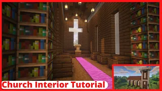 Minecraft: Church Interior Tutorial