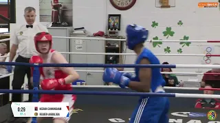 2024 National Junior 2 Championship: 75kg K.Cunningham (Carndonagh) v R. Aigbologa (Mayfield)