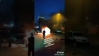В Петербурге подожгли машины полиции