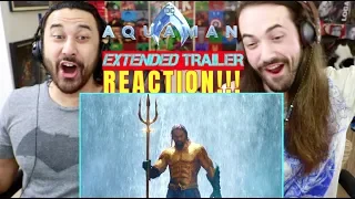 AQUAMAN - Extended TRAILER REACTION!!!
