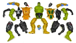 Merakit Mainan Thanos vs Venom vs Black Panther vs Hulk Smash Avengers Superhero Toys
