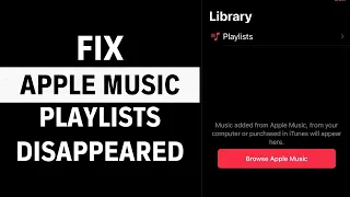 How To Fix Apple Music Playlists Disappeared (2024 Updated Way)