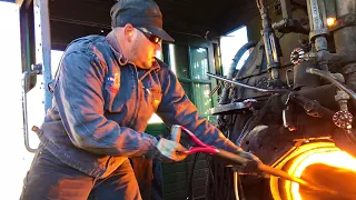 How To Fire a Full-Size Coal-Burning Steam Locomotive [4K]