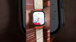 Apple Watch Ultra Replica & Snoopy Watch Face (HK8 Pro Max AMOLED) #shorts #short #viral #apple #fyp
