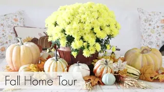 Fall Home Tour Collab 2020 | Fall Decorating Idea's | Cozy Fall Cottage Farmhouse Decor