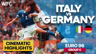 Italy 0-0 Germany | EURO 1996 Group C Match | Highlights & Best Moments