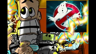 GHOSTBUSTERS (2016)  -AS BAD AS WE REMEMBER? ANIMATED REVIEW- A Guy, A Fish, A Cat and a Movie!!!